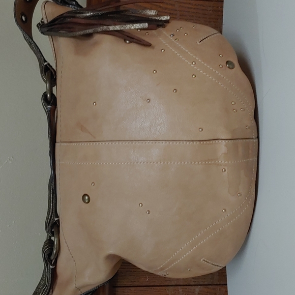 Coach Vanchetta Crystal Studded Leather Hobo Shoulder Bag - Picture 3 of 17
